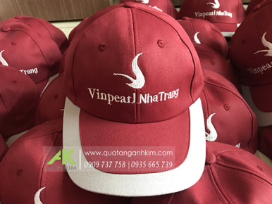 Nón lưỡi trai thêu logo Vinpearl Nha Trang